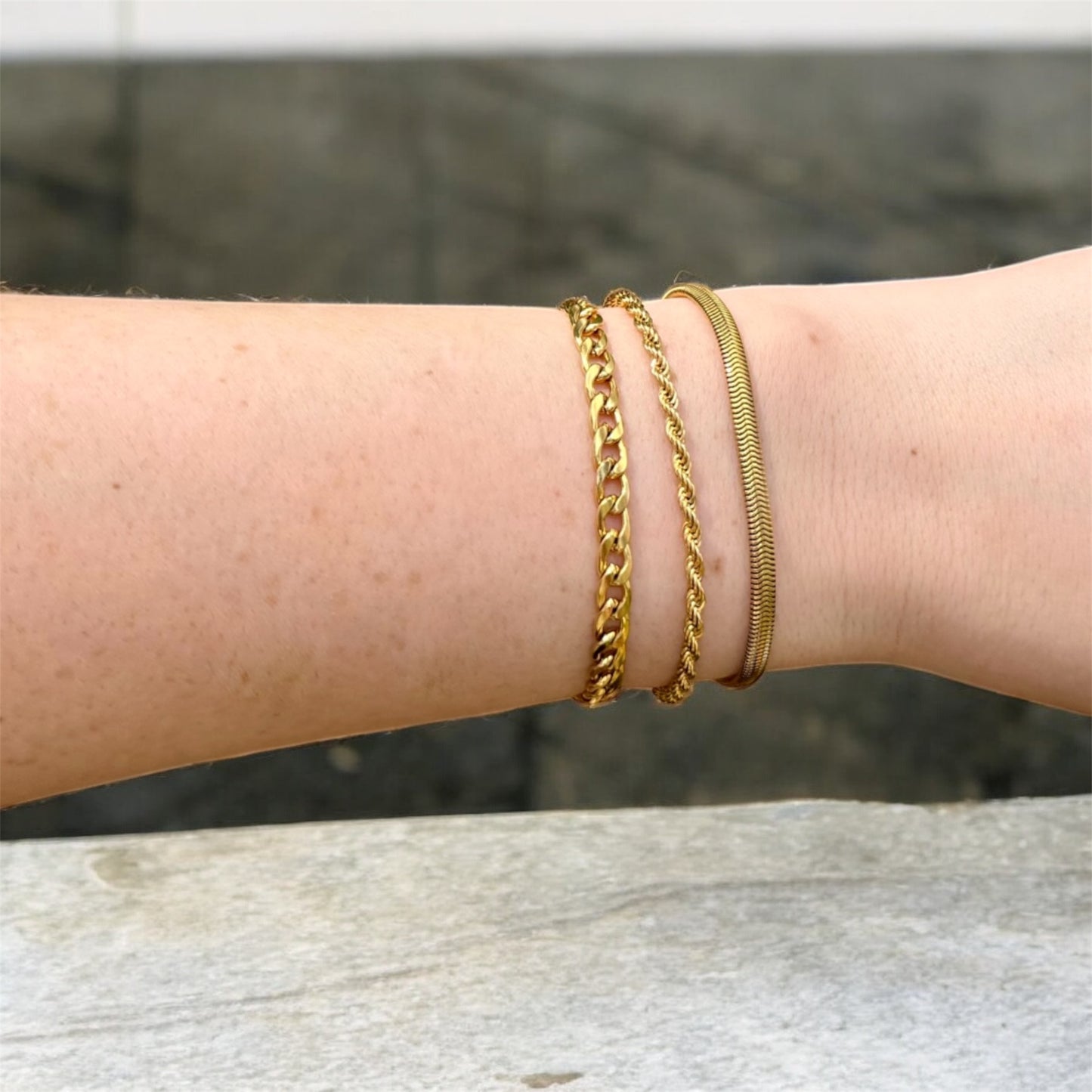 Mila Snake Chain Bracelet